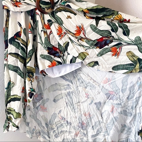 PatBO Tropical Hi-Low Romper 6 - Picture 5 of 13